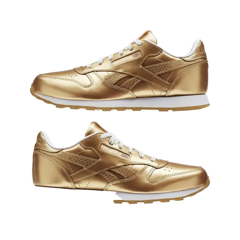Scarpa universali bambini Reebok Classic Leather Metallic Brass 7/7