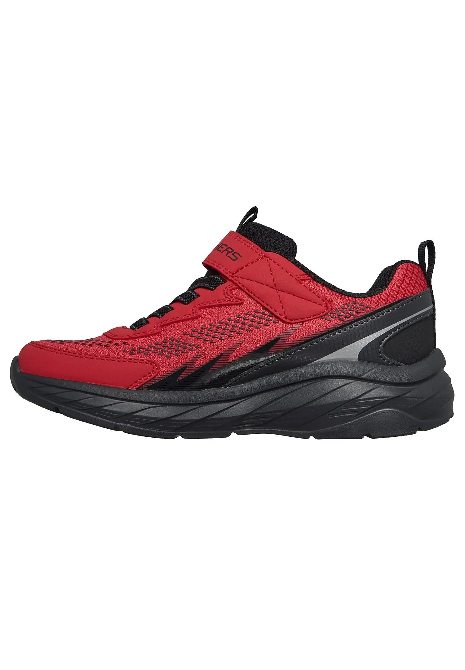 Skechers Jungen Boundless Strike Flow Sneaker Rot Schwarz 5/5