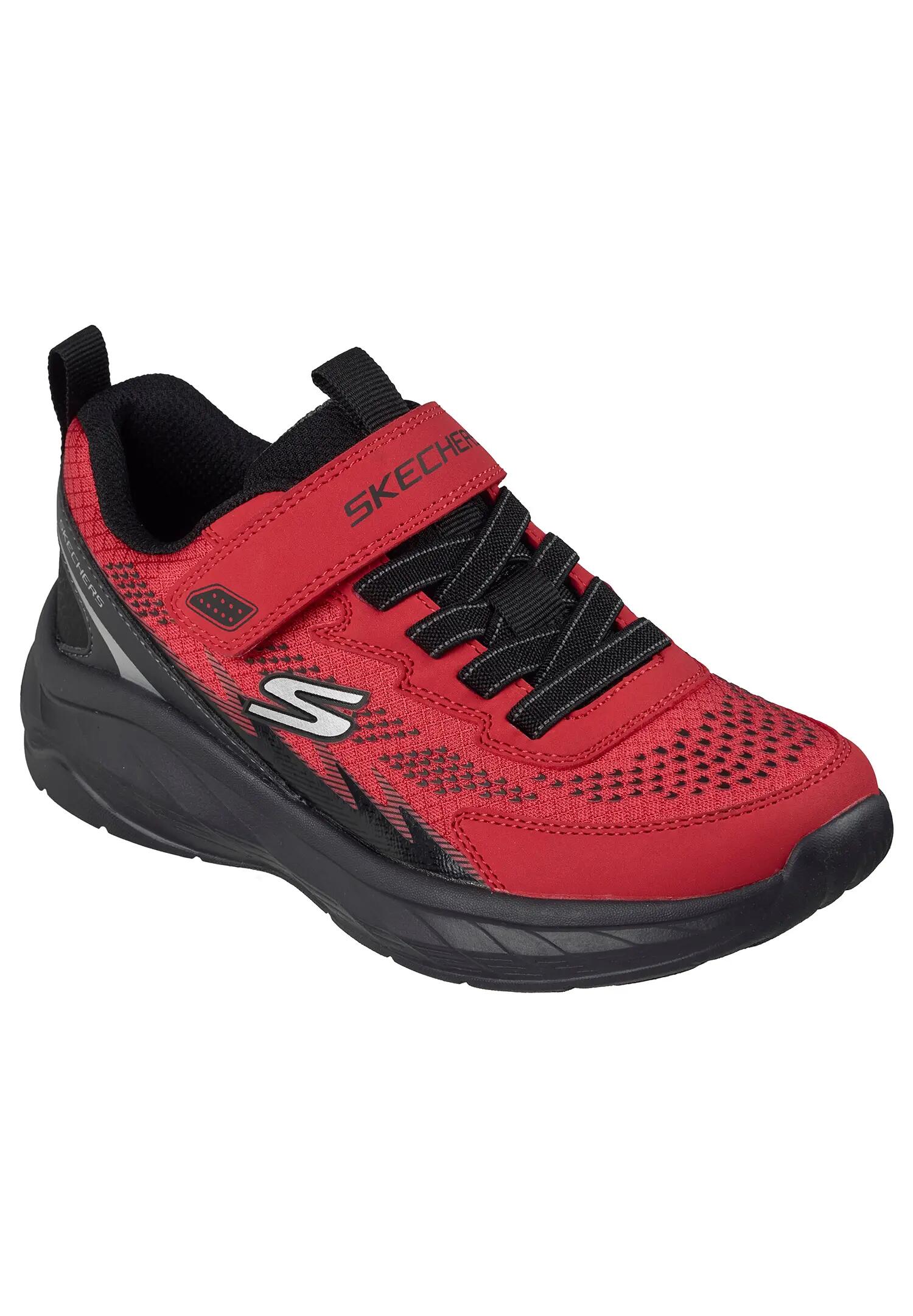 Skechers Jungen Boundless Strike Flow Sneaker Rot Schwarz 4/5