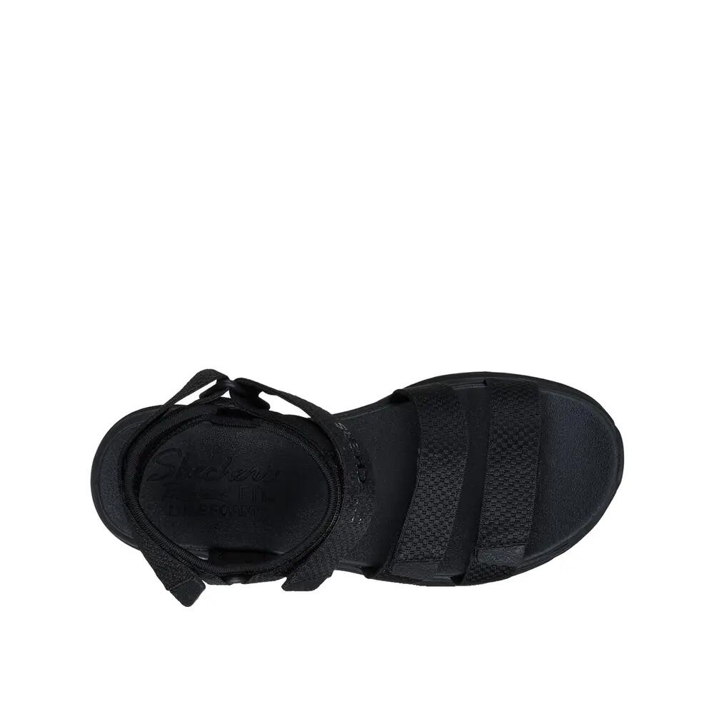 Sandalias Skechers D'lux Walker - Vibes de Salida Negro 4/5
