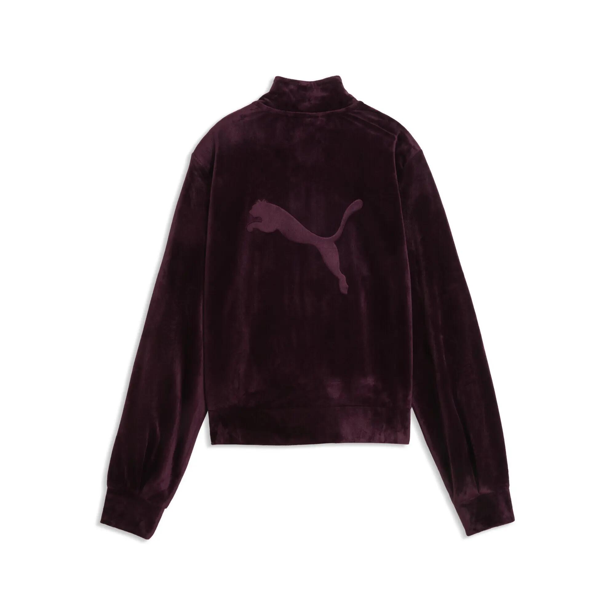 Damska bluza dresowa Essentials Elevated Velour PUMA 5/5