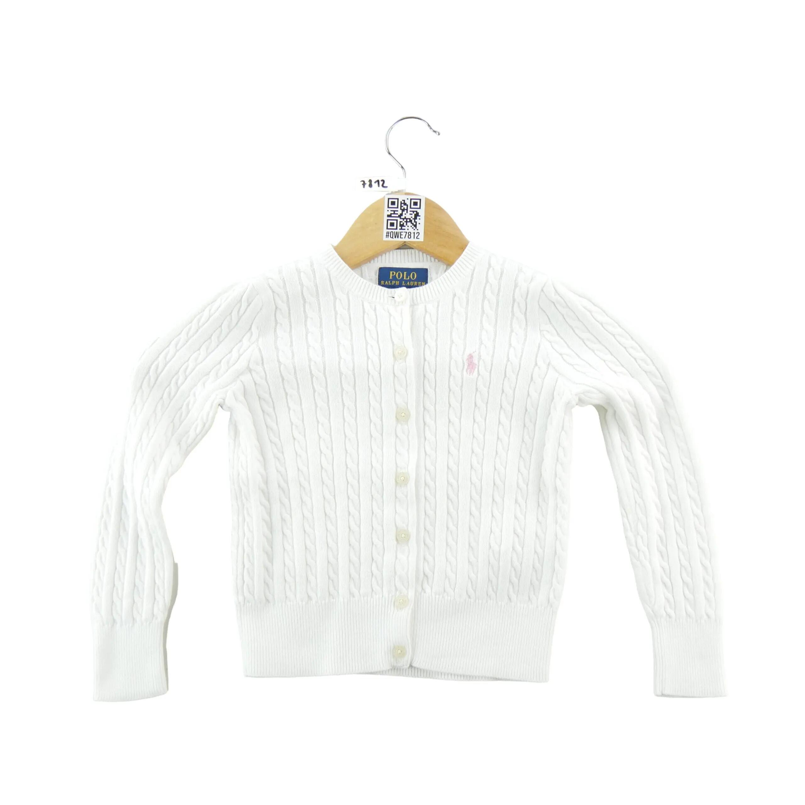 Seconde vie - Gilets Fille Cable-Knit Cotton Cardigan - Excellent 1/7