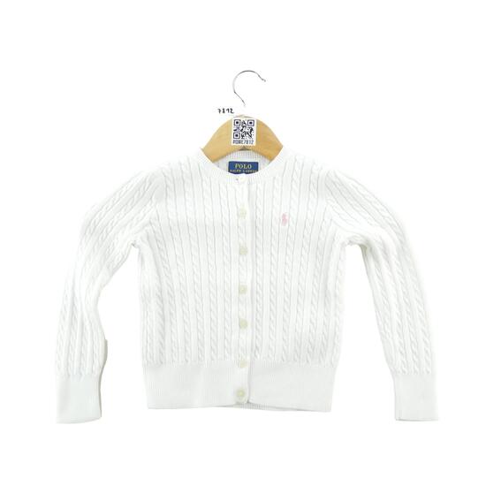 Seconde vie - Gilets Fille Cable-Knit Cotton Cardigan - Excellent