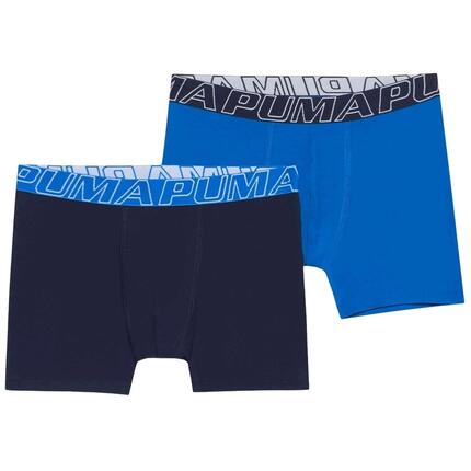 Pack de caleçons Puma modèle SLAUNTED LOGO ELASTIC BOXERS 2 pour unisexe enfants