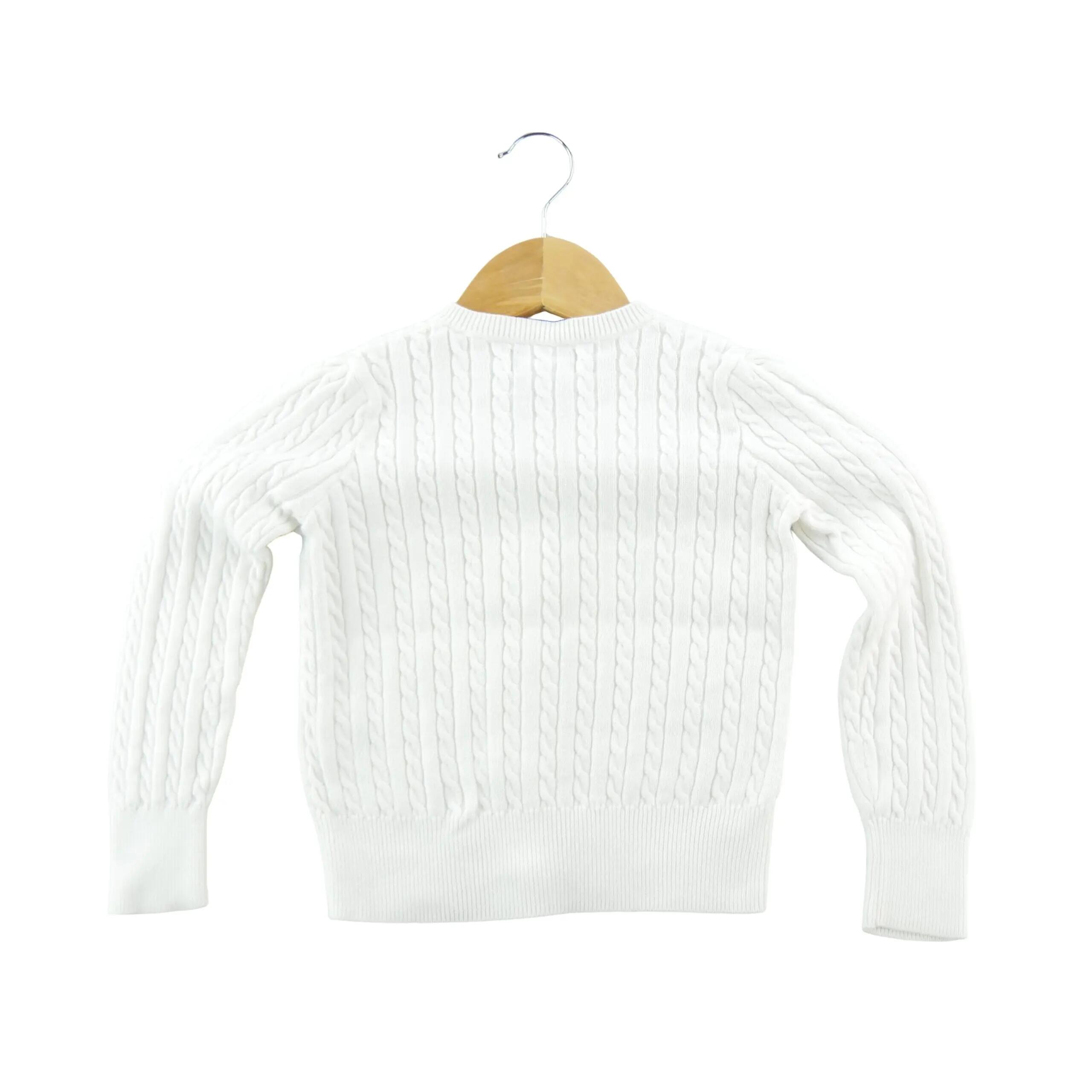 Seconde vie - Gilets Fille Cable-Knit Cotton Cardigan - Excellent 2/7