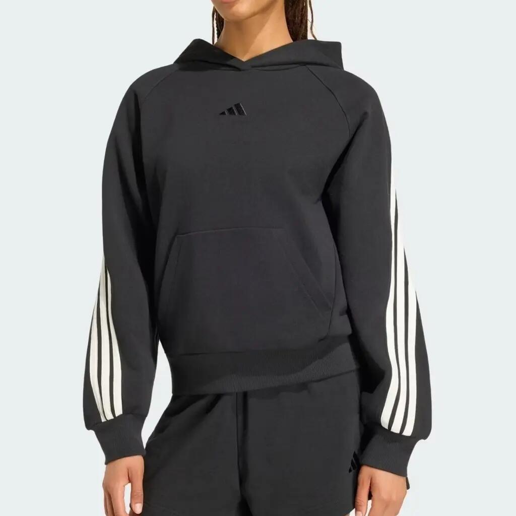 Bluza damska z kapturem adidas 3-Stripes 3/6