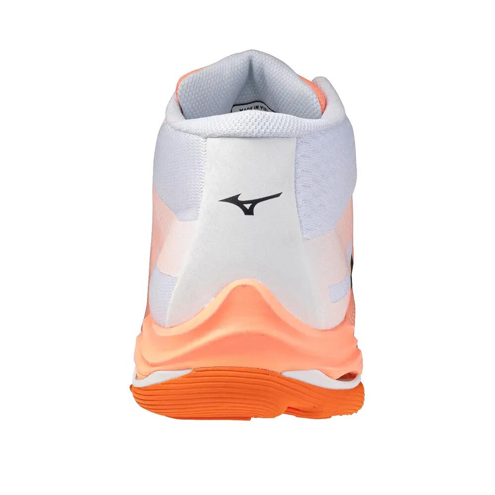 Chaussures de volley Mizuno Wave Lightning Pro MID Orange/Rosa 3/6