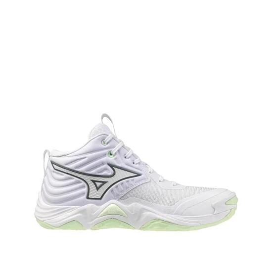 Scarpe sportive Mizuno Wave Momentum Elite Mid Blanc/Balsam Green/Ambrosia