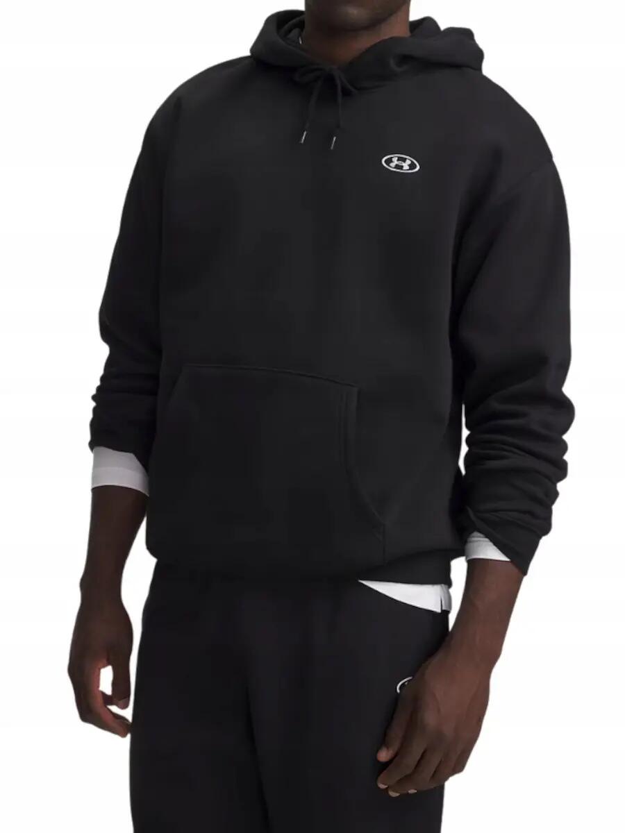 Bluza Męska Under Armour Sportowa Dresowa Z Kapturem 2/4