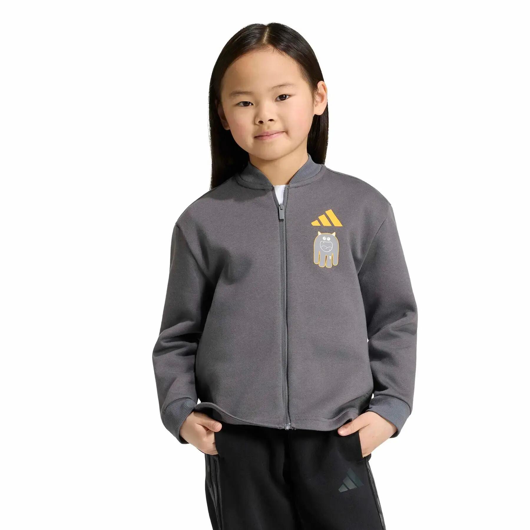 Sweatshirt à capuche enfant adidas Tiro_Nster 2/7