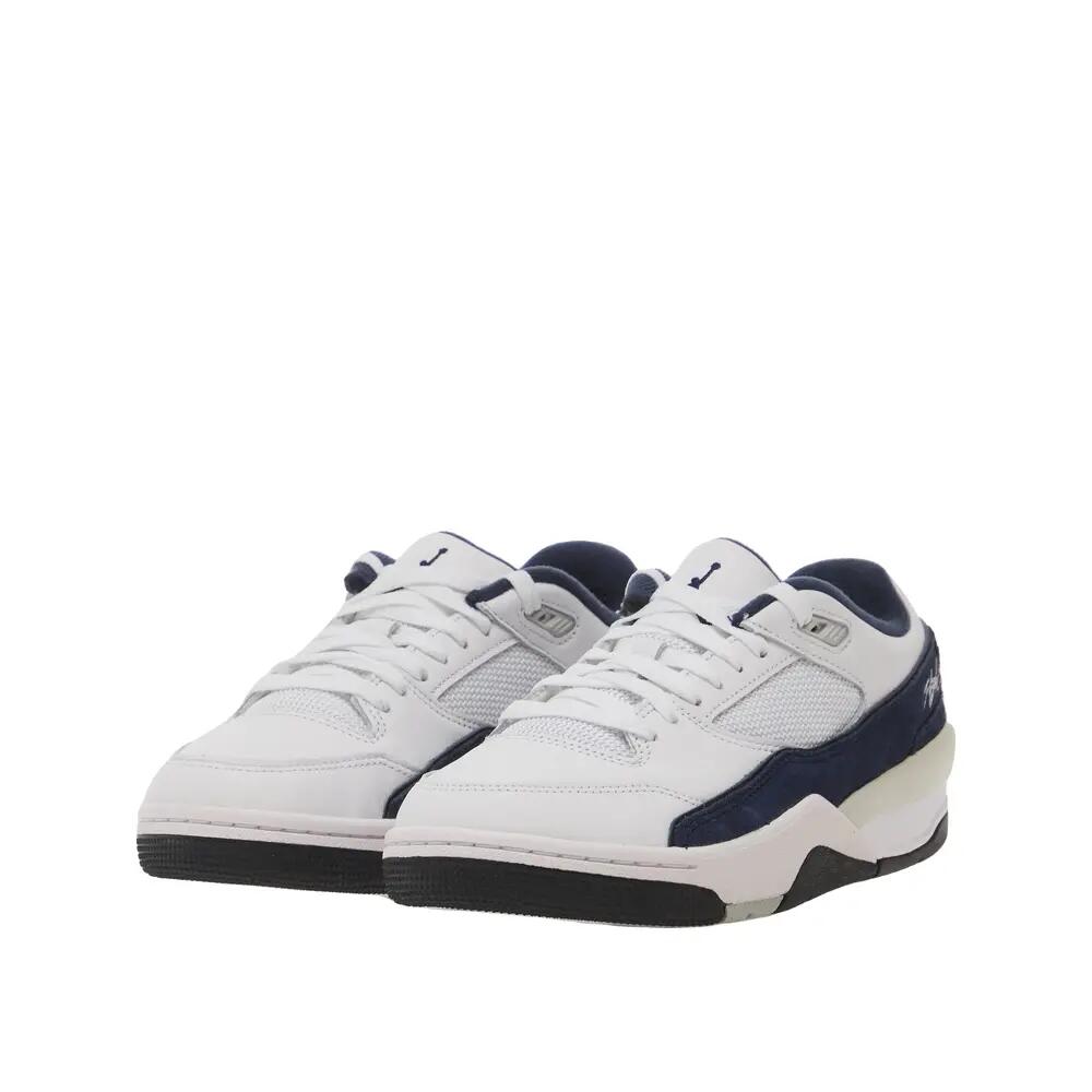 Nike Flight Court Schoenen Wit/College Navy/Lt Smoke Grey 4/5