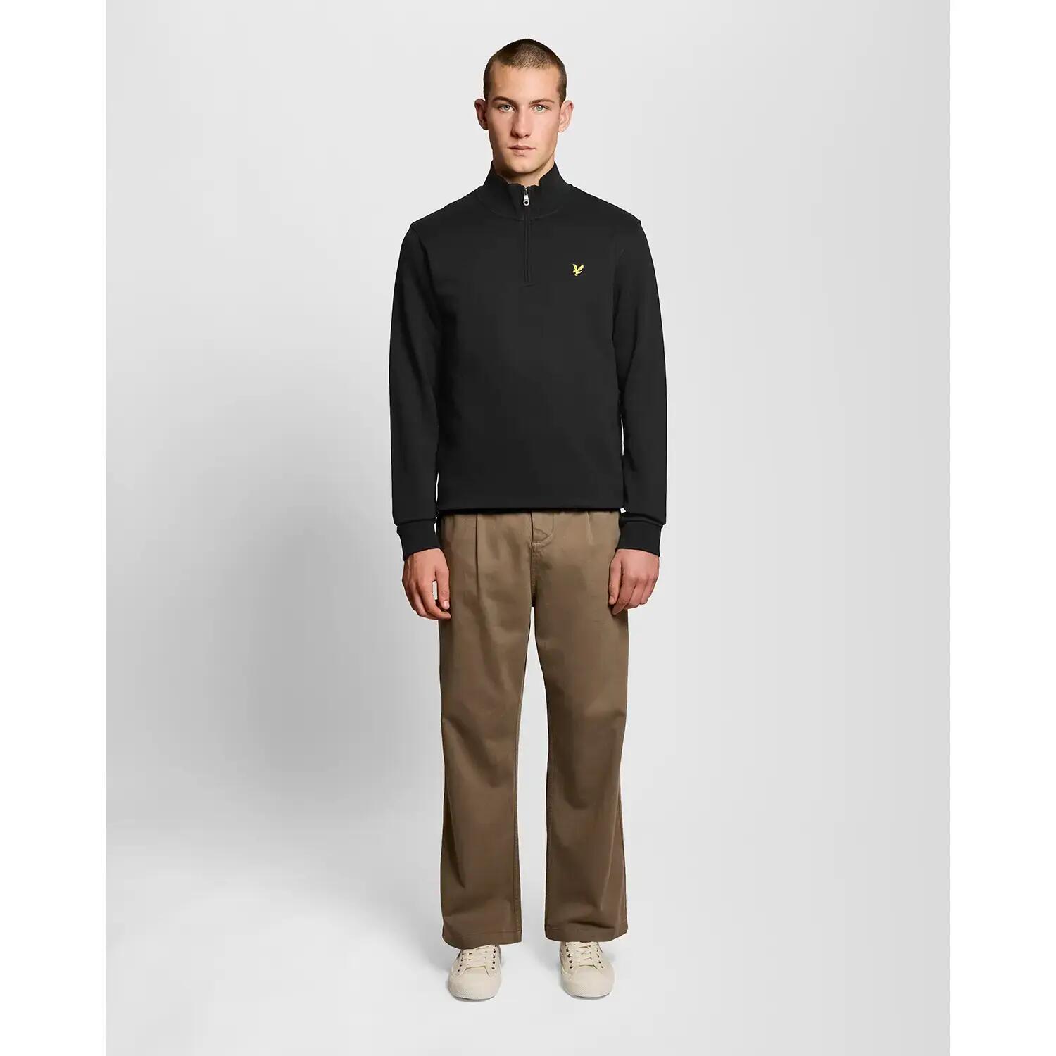1/4 zip sweater Lyle & Scott Loopback 2/5