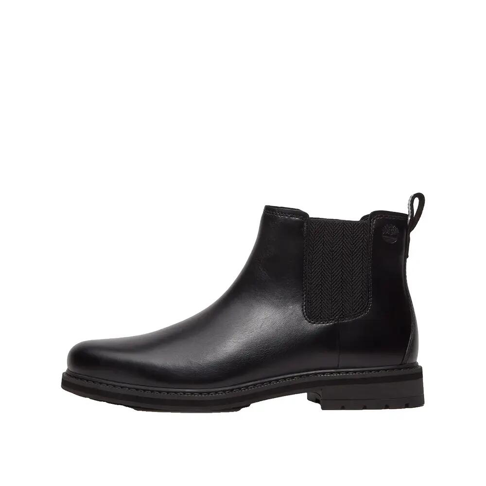 Schwarze Timberland Stormbucks Mid Chelsea Schuhe 7/9
