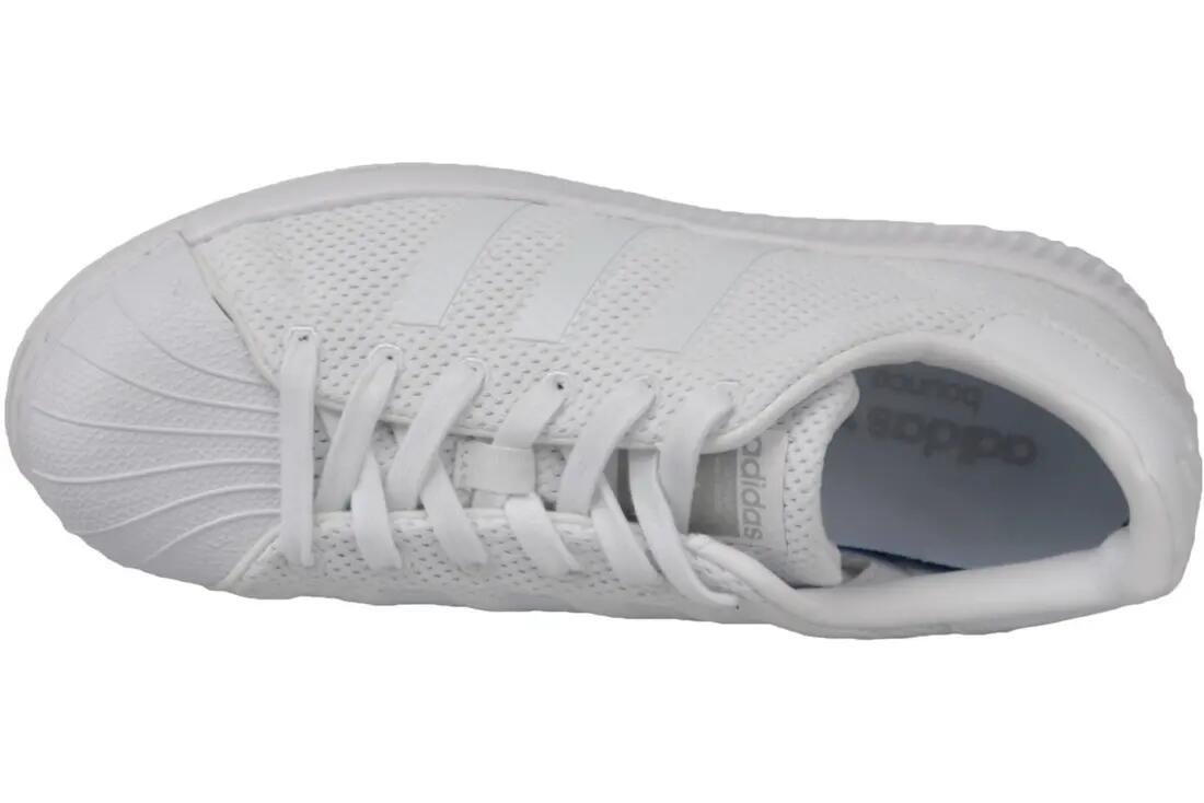 Sapatos Adidas Superstar Bounce Brancos 3/4