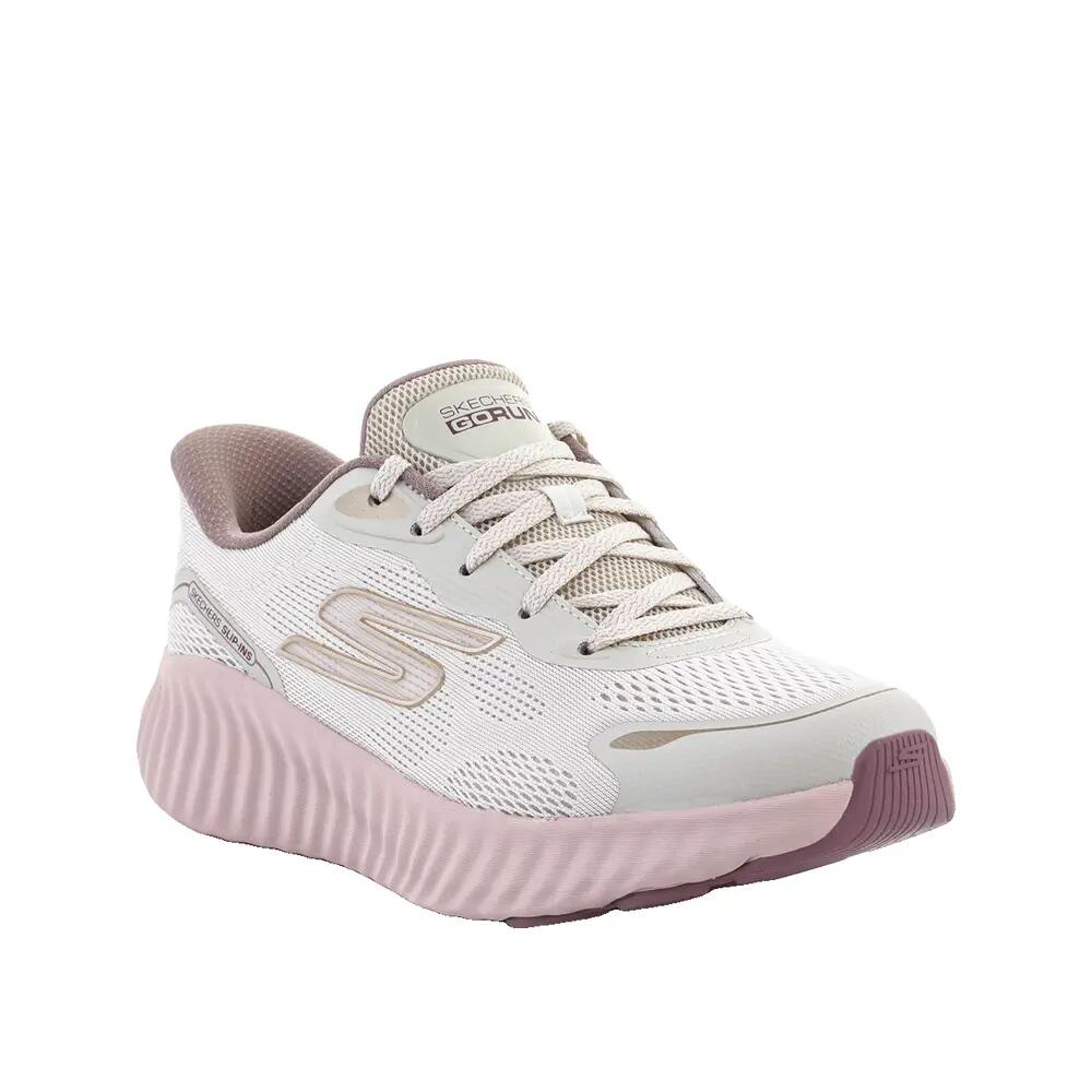 Scarpe Skechers Go Run Now Regent Bianco/Rosa 2/7