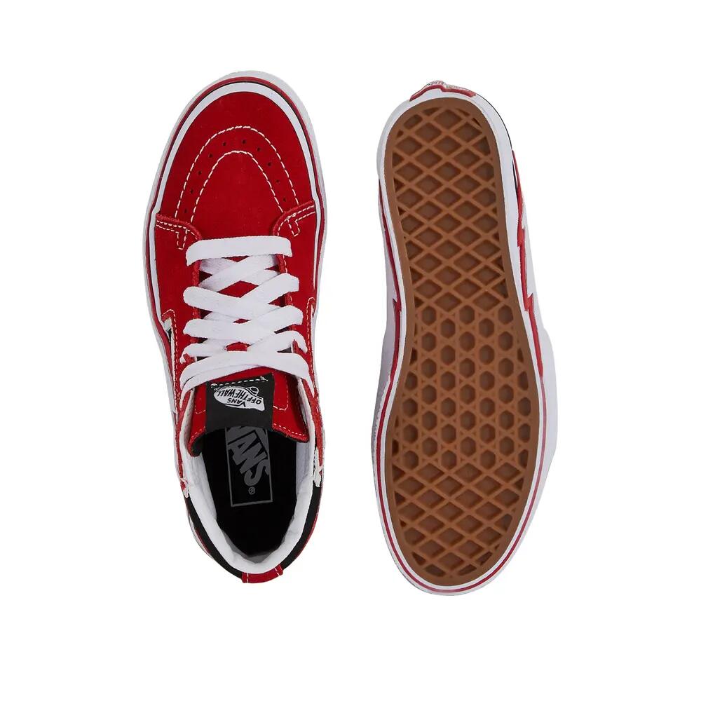 Zapatillas Vans Sk8-Hi Bolt Rojo/Negro 1/2