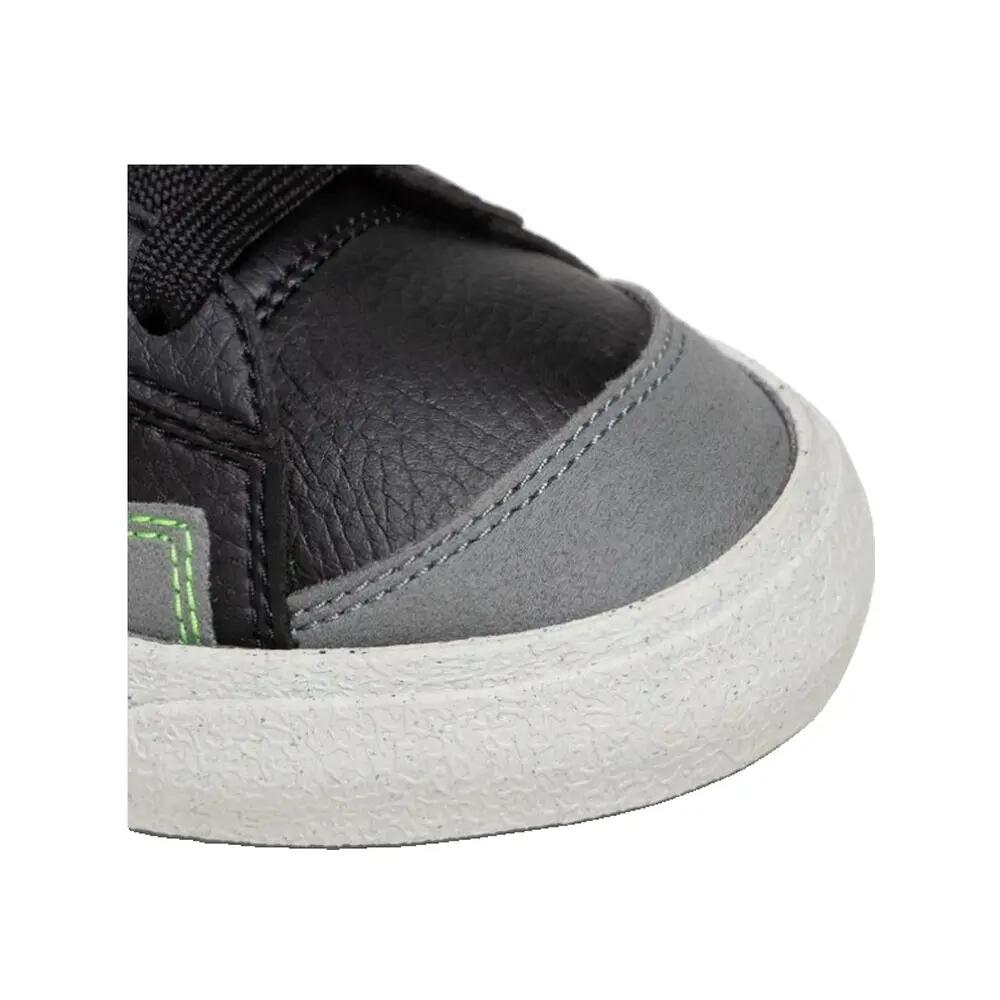 Chaussures Nike Blazer Mid '77 Noir/Gris Fumé/Vert Électrique 6/6