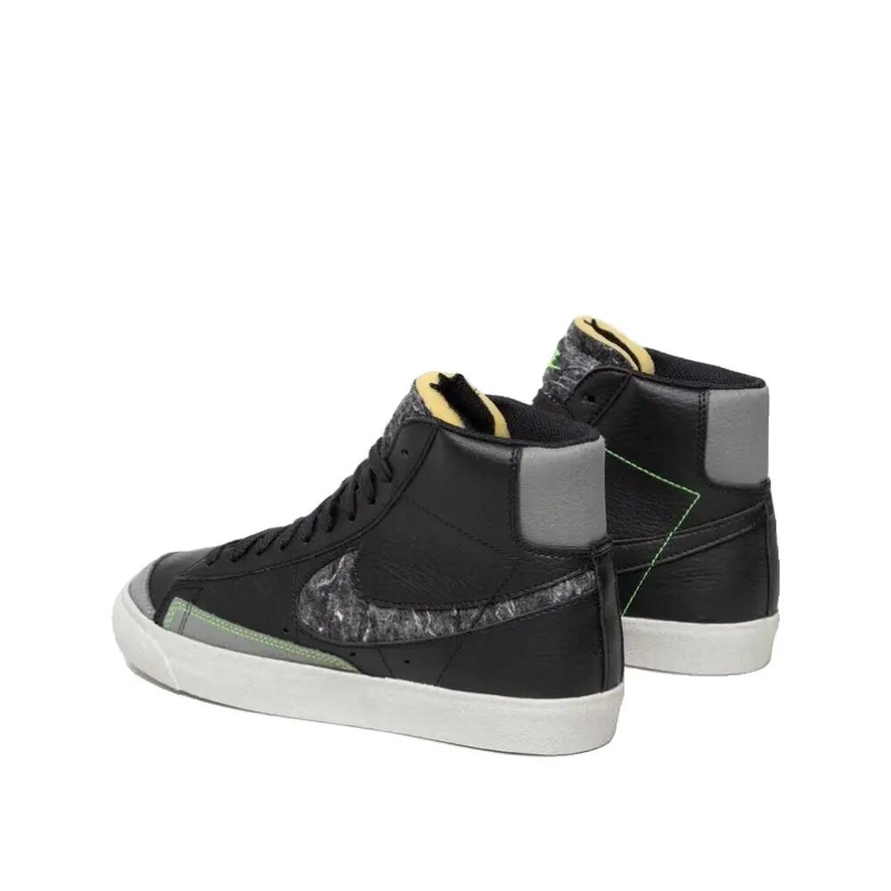 Chaussures Nike Blazer Mid '77 Noir/Gris Fumé/Vert Électrique 5/6