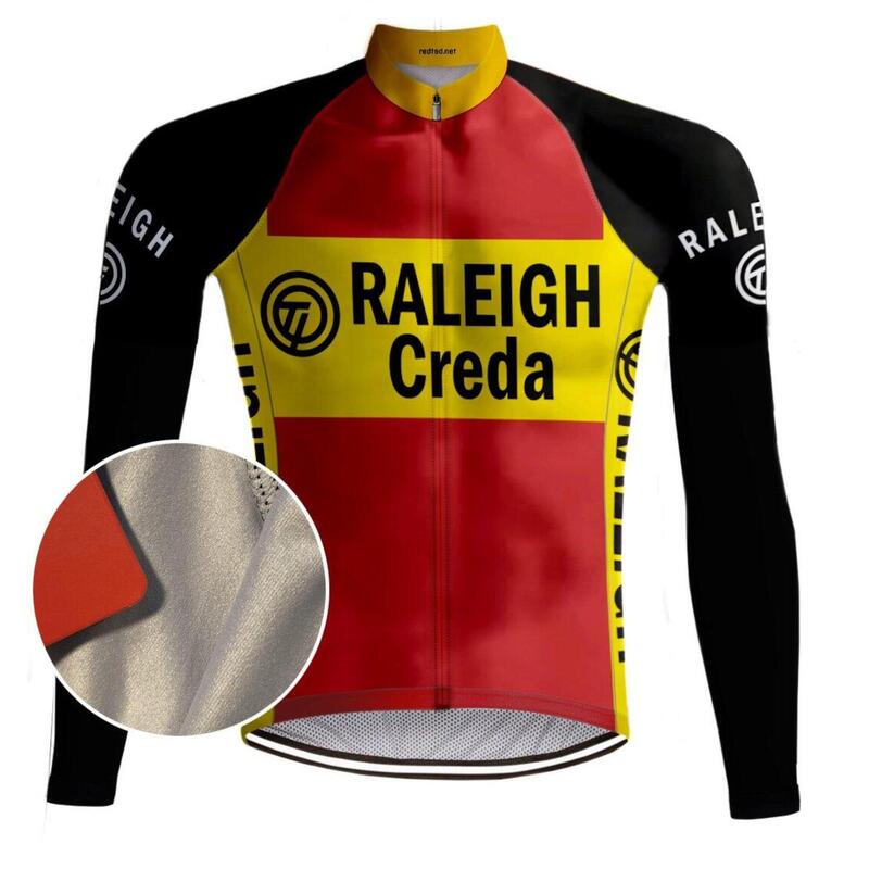 Ewell pirámide Roca Camiseta ciclista retro TI-Raleigh - REDTED | Decathlon