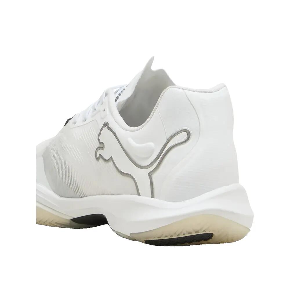 Calçado de andebol PUMA Vantage Nitro 2 Branco/Preto/Castanho 4/6