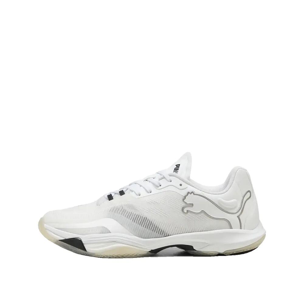 Calçado de andebol PUMA Vantage Nitro 2 Branco/Preto/Castanho 3/6