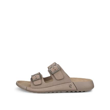 Damen-Sandalen aus Wildleder mit zwei Riemen Ecco Cozmo