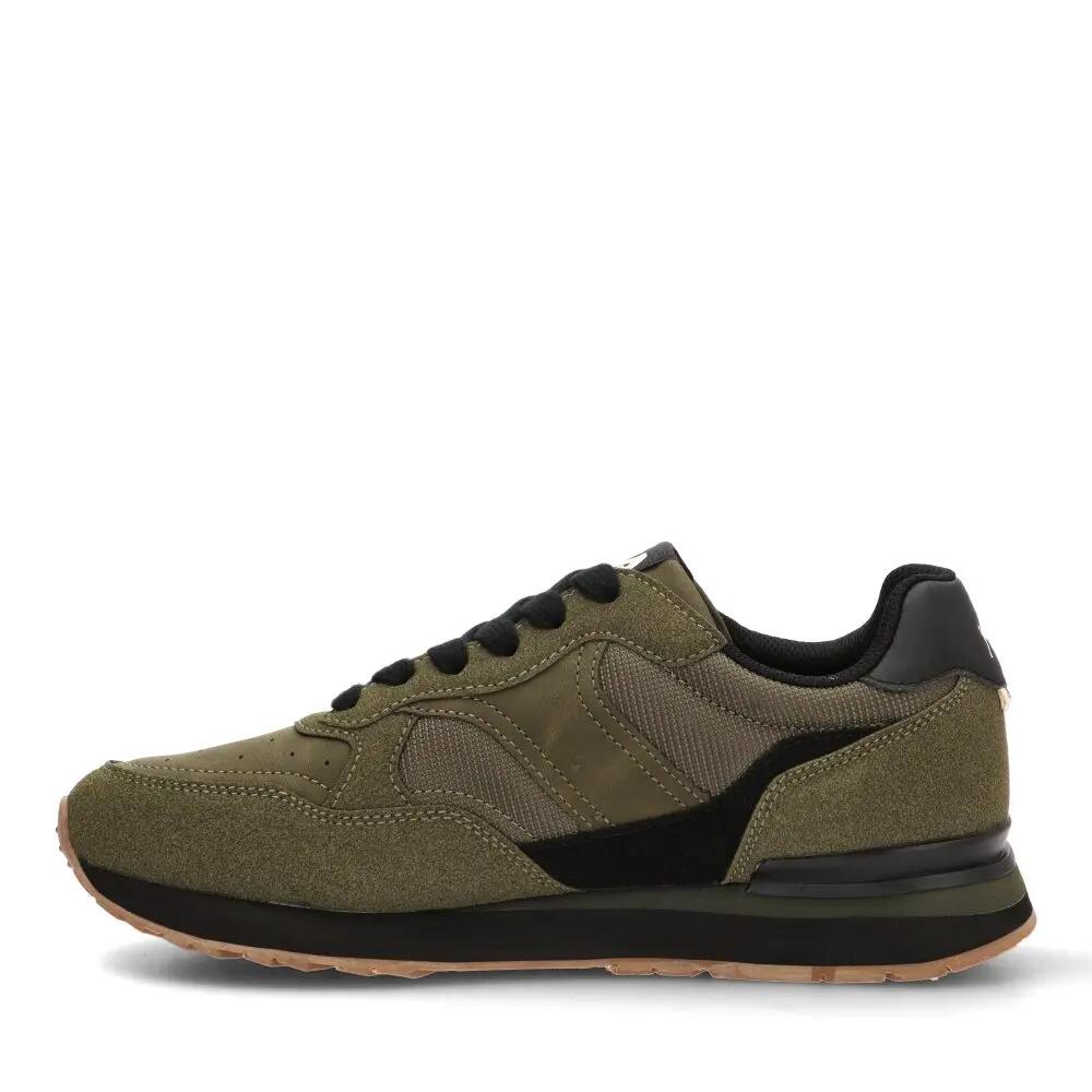 Deportivas Casual Hombre Suela Plana - Modelo 64589 Verde 3/6