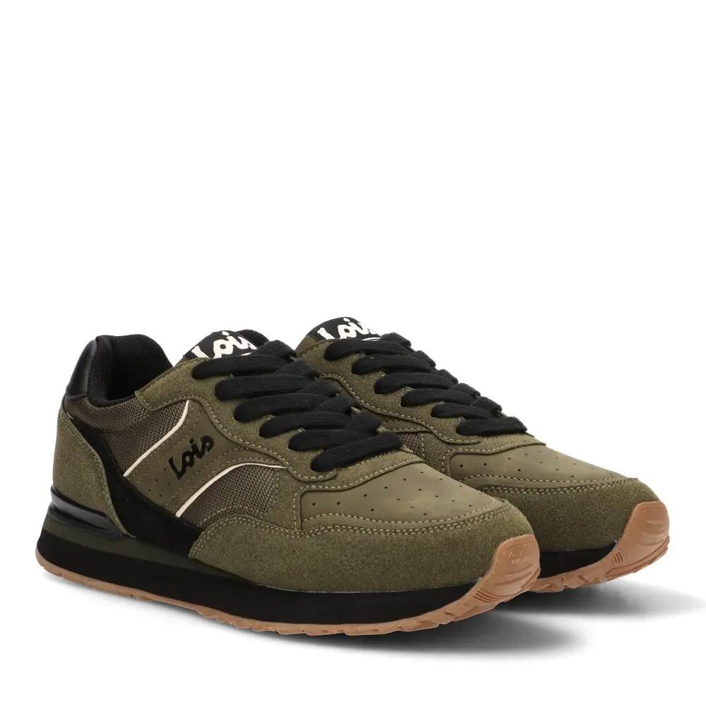 Deportivas Casual Hombre Suela Plana - Modelo 64589 Verde 2/6