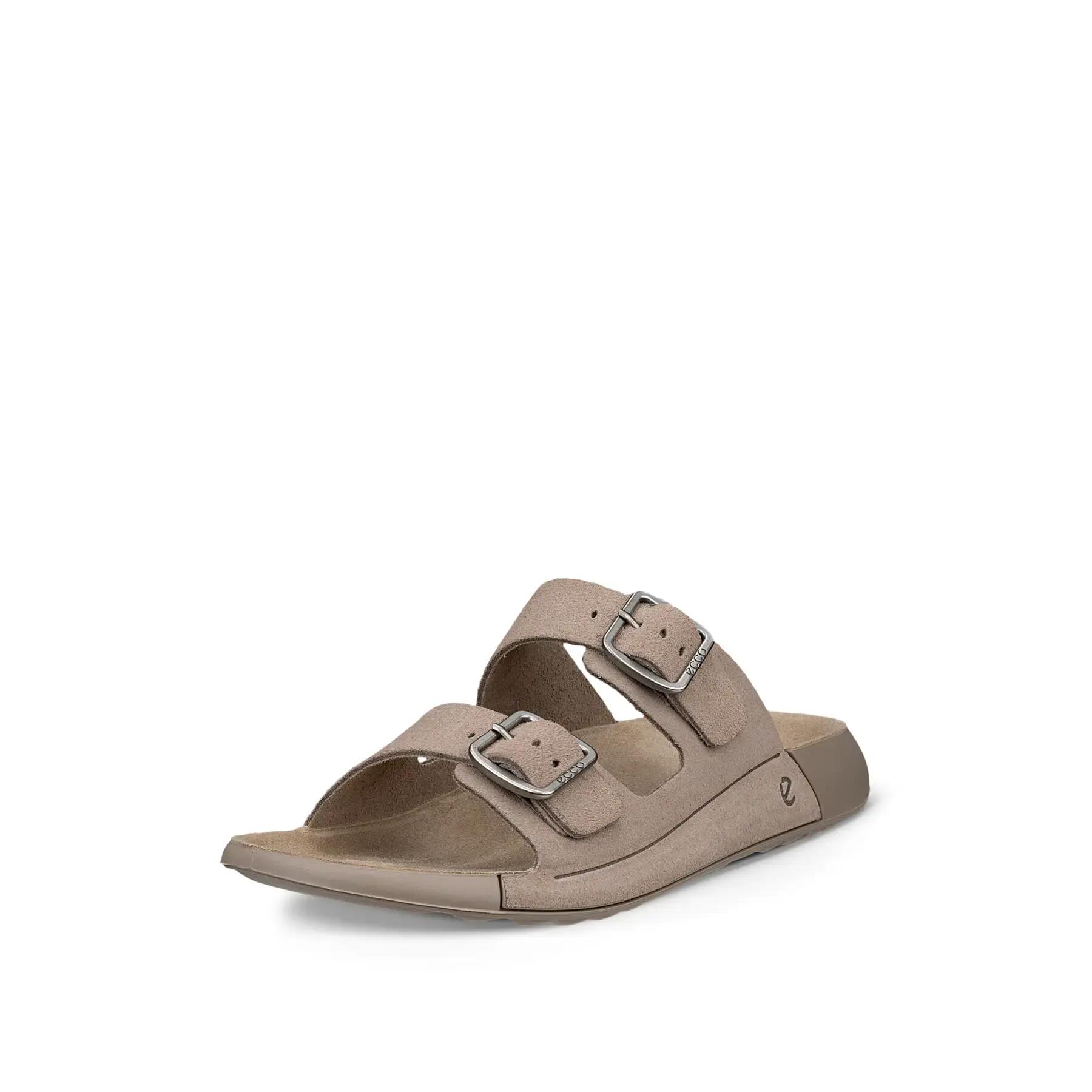 Claquettes en daim deux brides femme Ecco Cozmo 2/7