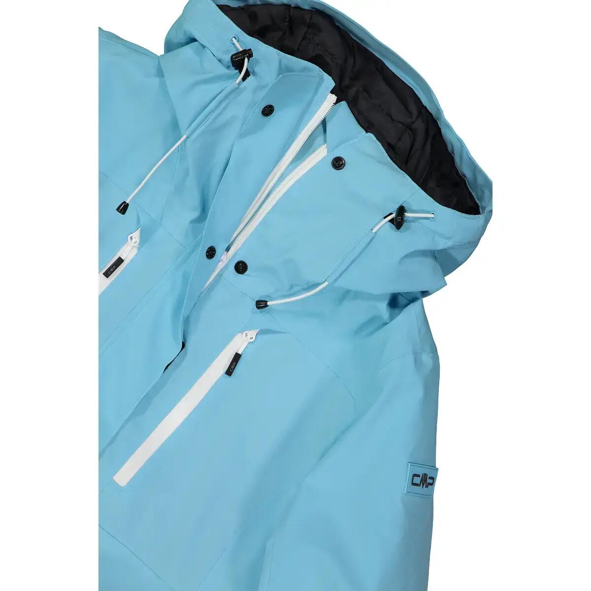 Chaqueta de esquí en tejido elástico mecánico, corte holgado mujer CMP 5/5