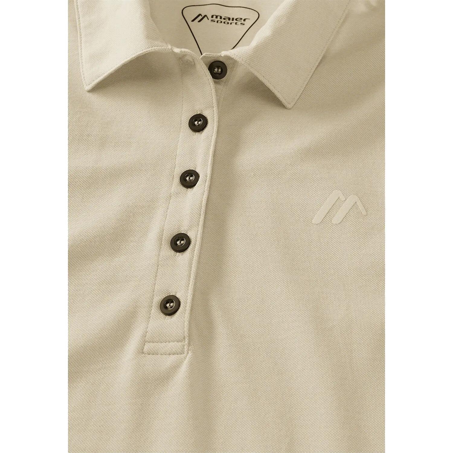 Maier Sports Long Piquee Polo W Damen Langarm-Poloshirt 3/3