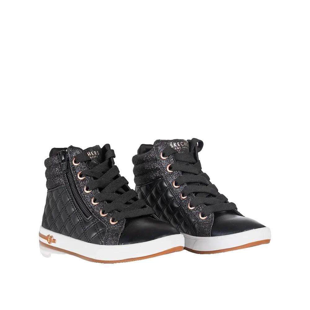 Skechers Shoutouts - Quilted Squad Black 4/4