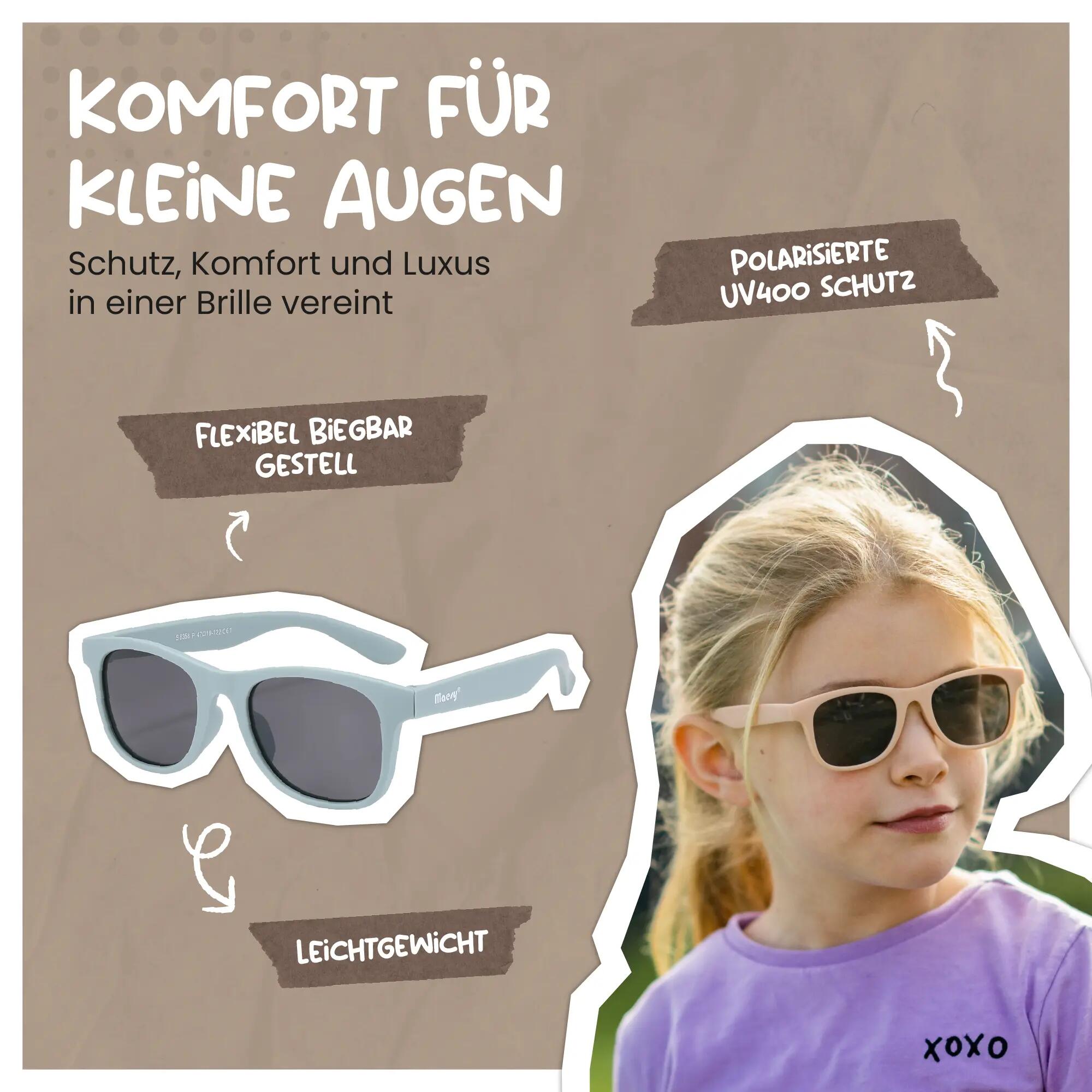 Kids' Sunglasses Lino Blue 3-6 years 2/6