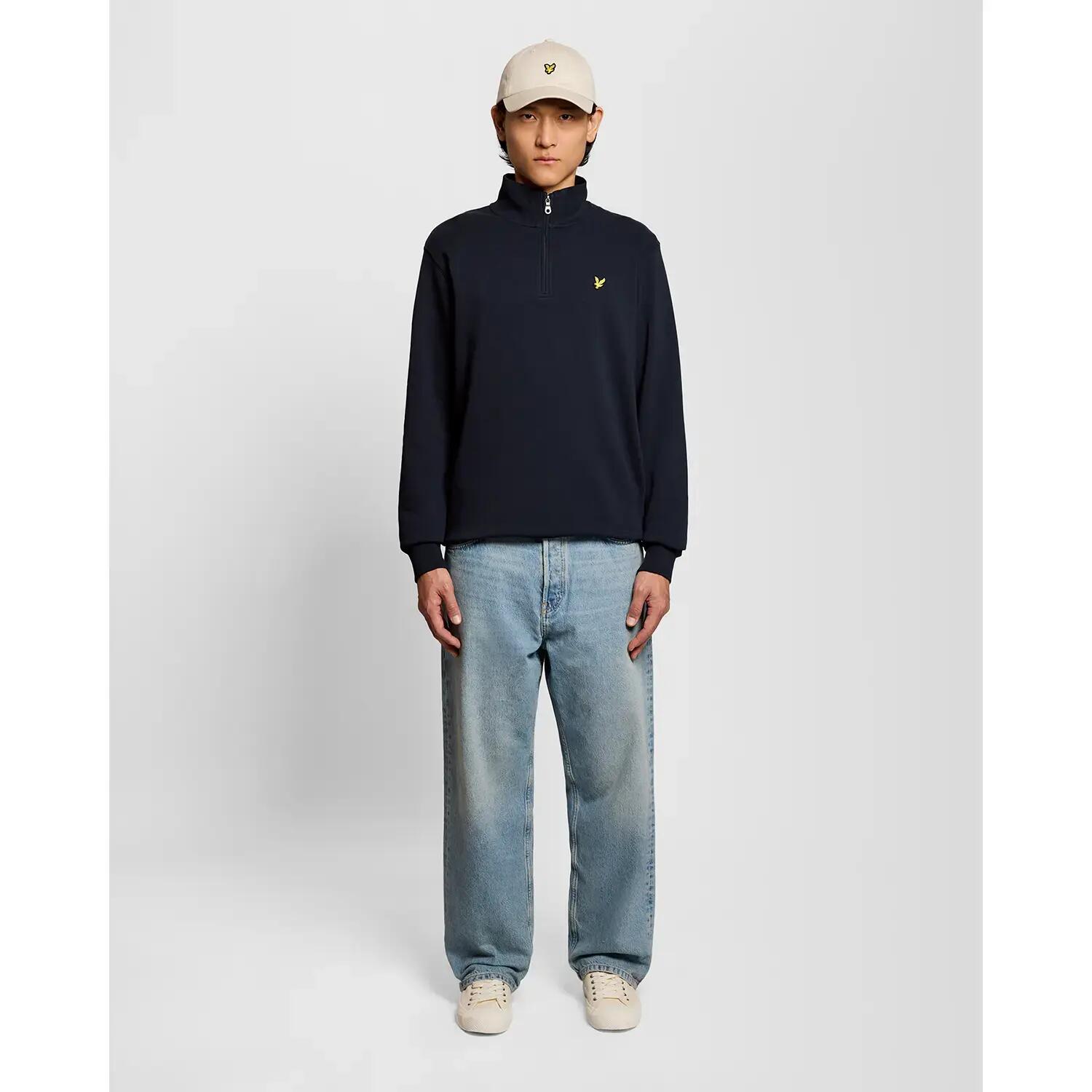 1/4 rits trui Lyle & Scott Loopback 2/5