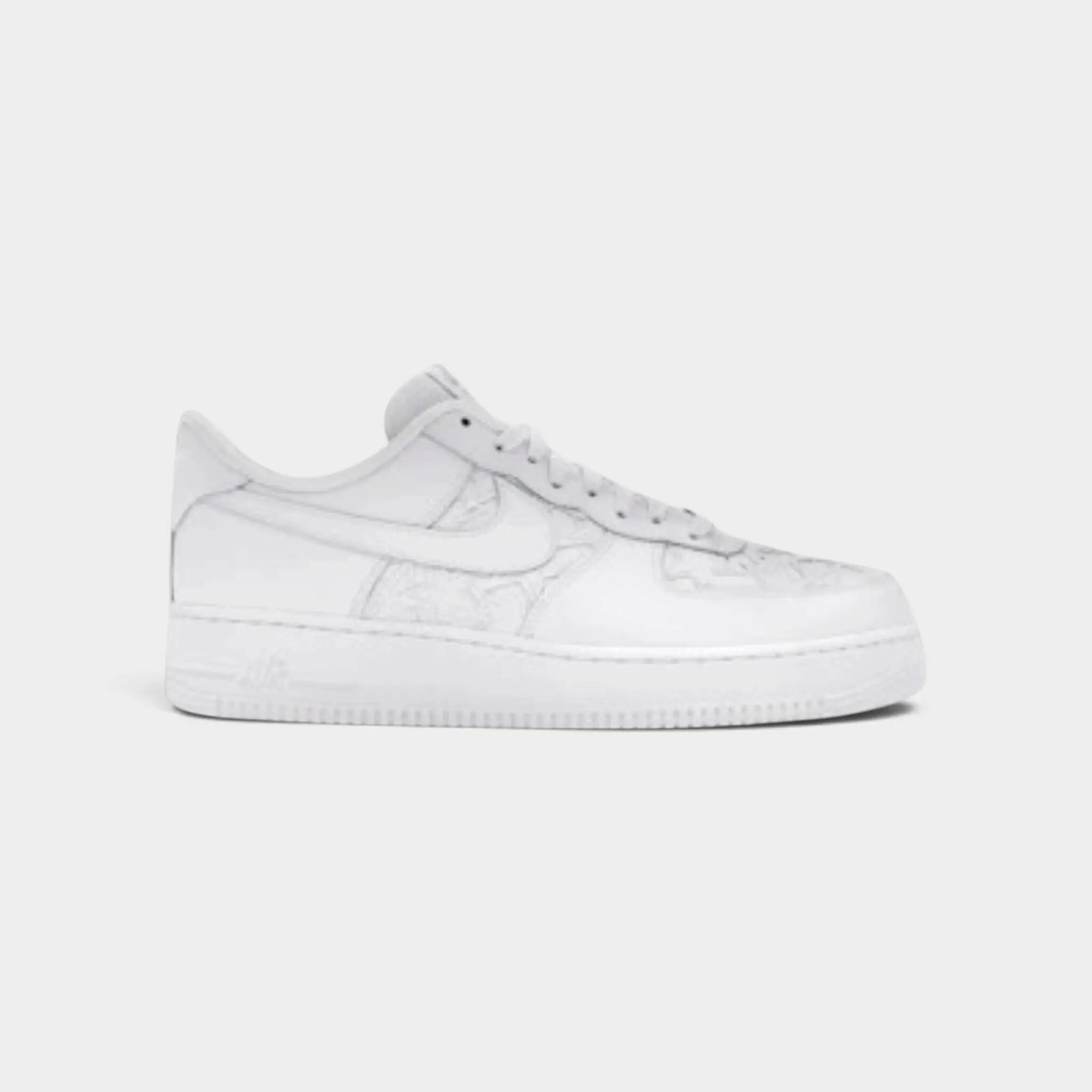 Nike Air Force 1 Low Retro Triple White Stars 1/5