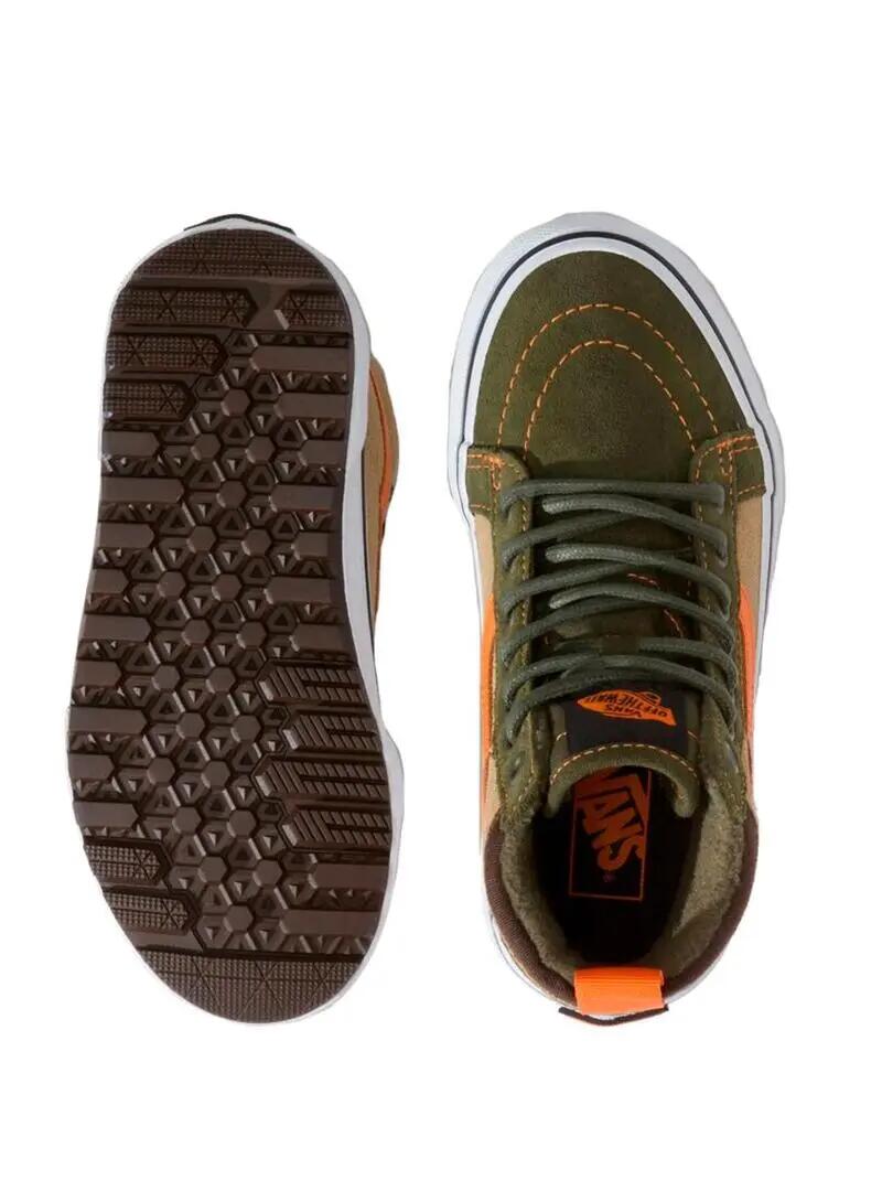 Zapatilla para Niño Vans Sk8-hi mte Verde 4/6
