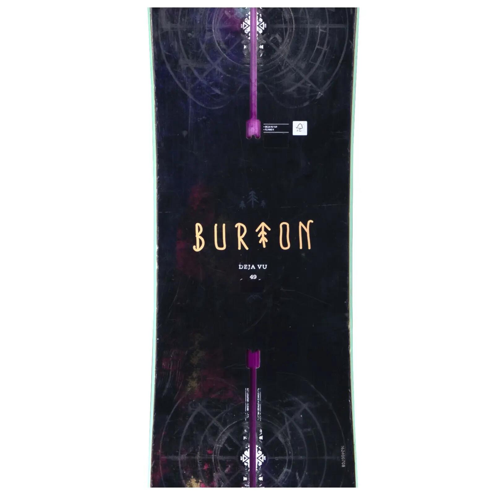 RECONDITIONNE - Snowboard Burton Déjà Vu + Fixations Coque 3/4