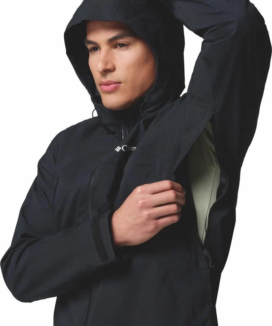Veste Imperméable Columbia Boulder Falls Noir 5/7