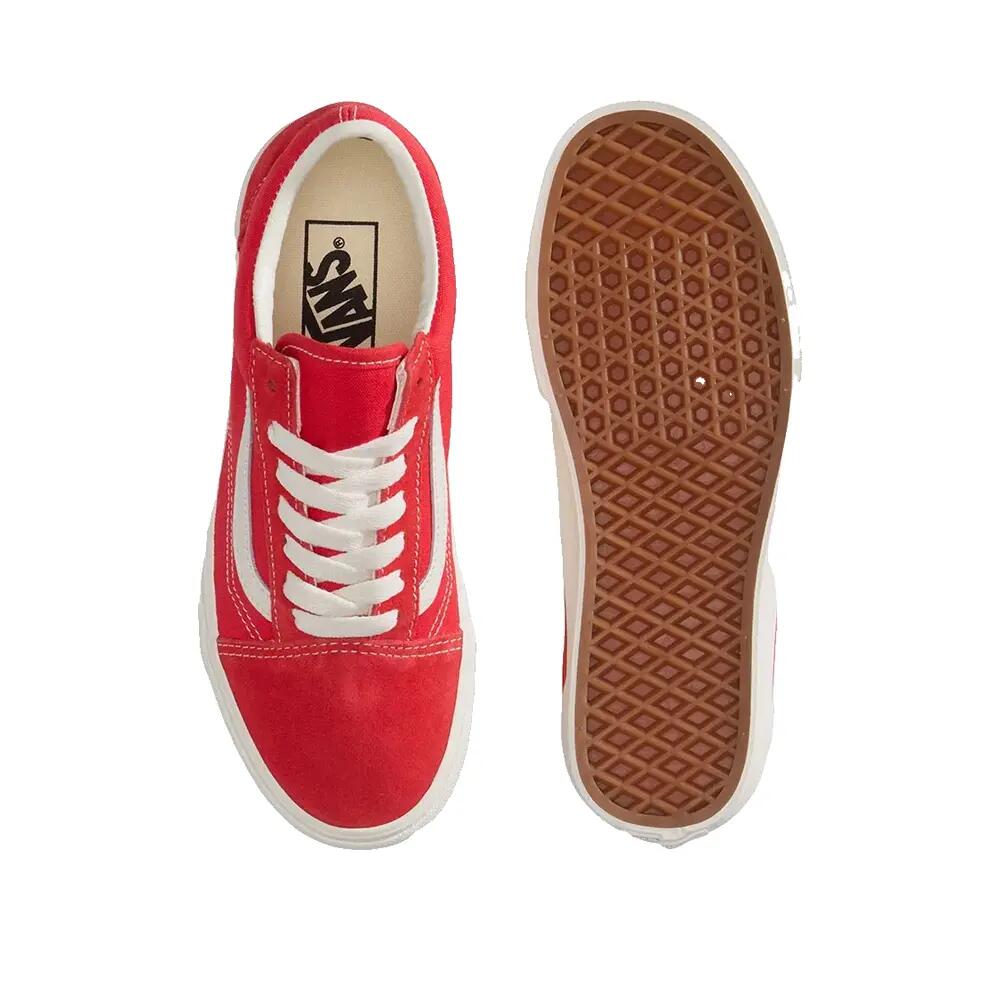 Vans Old Skool Red Shoes 3/4
