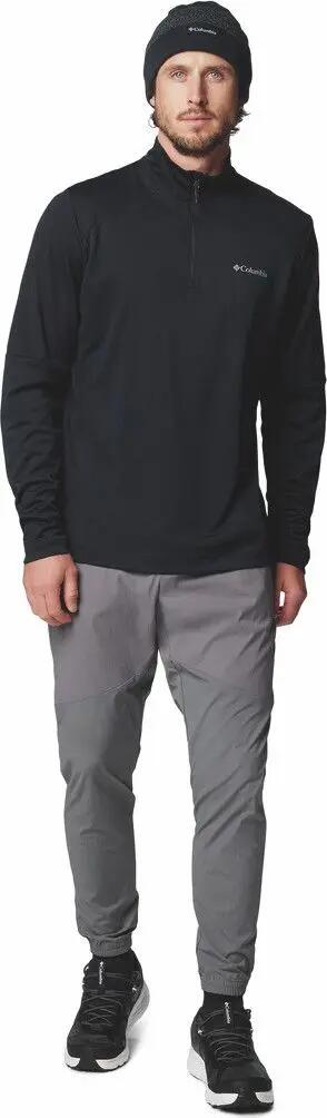 Camiseta Columbia Tech 1/4 Zip Negra 3/6