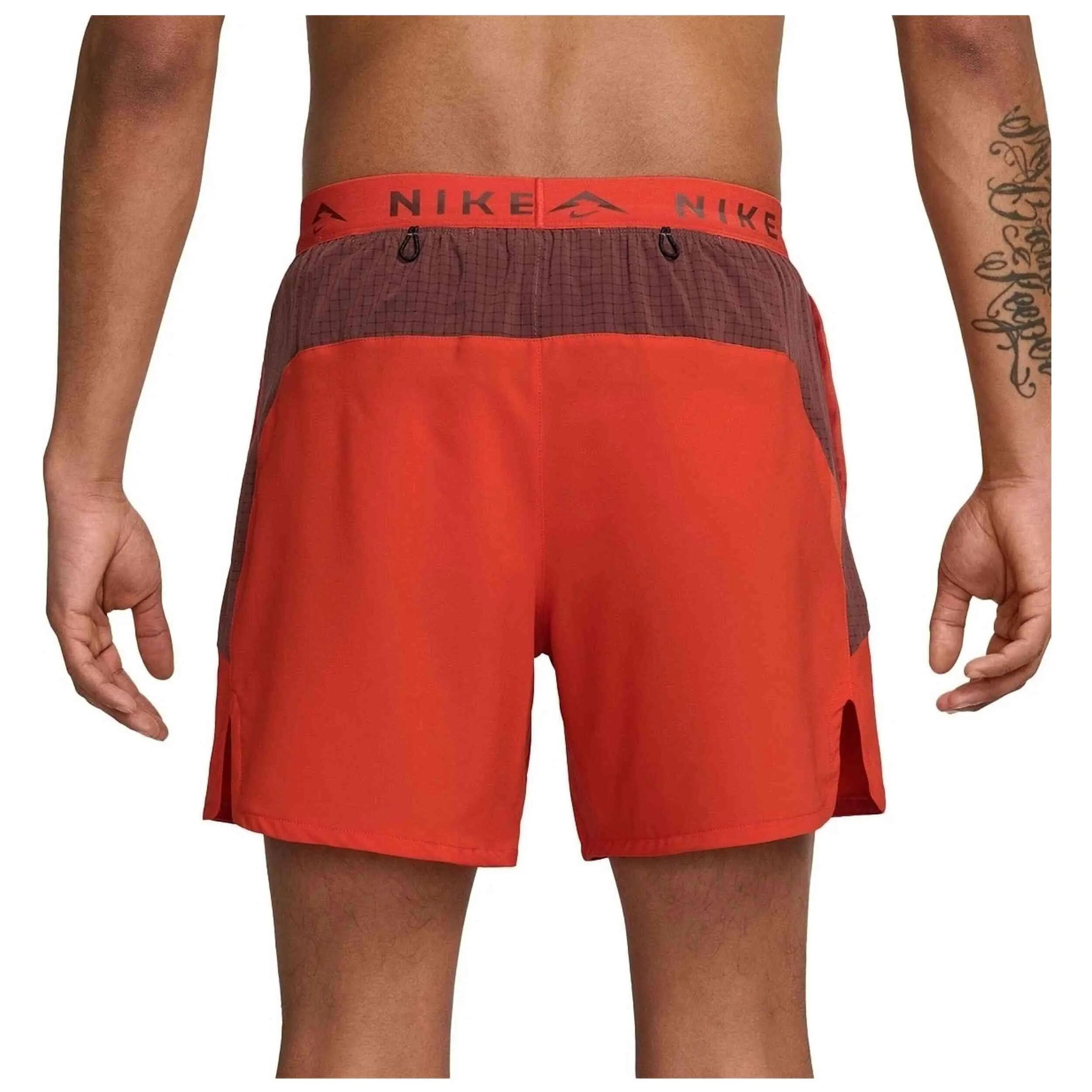 Short Nike modèle Dri-FIT Trail 6 Inch Brief-Lined Shorts "Picante Re pour homme 2/5