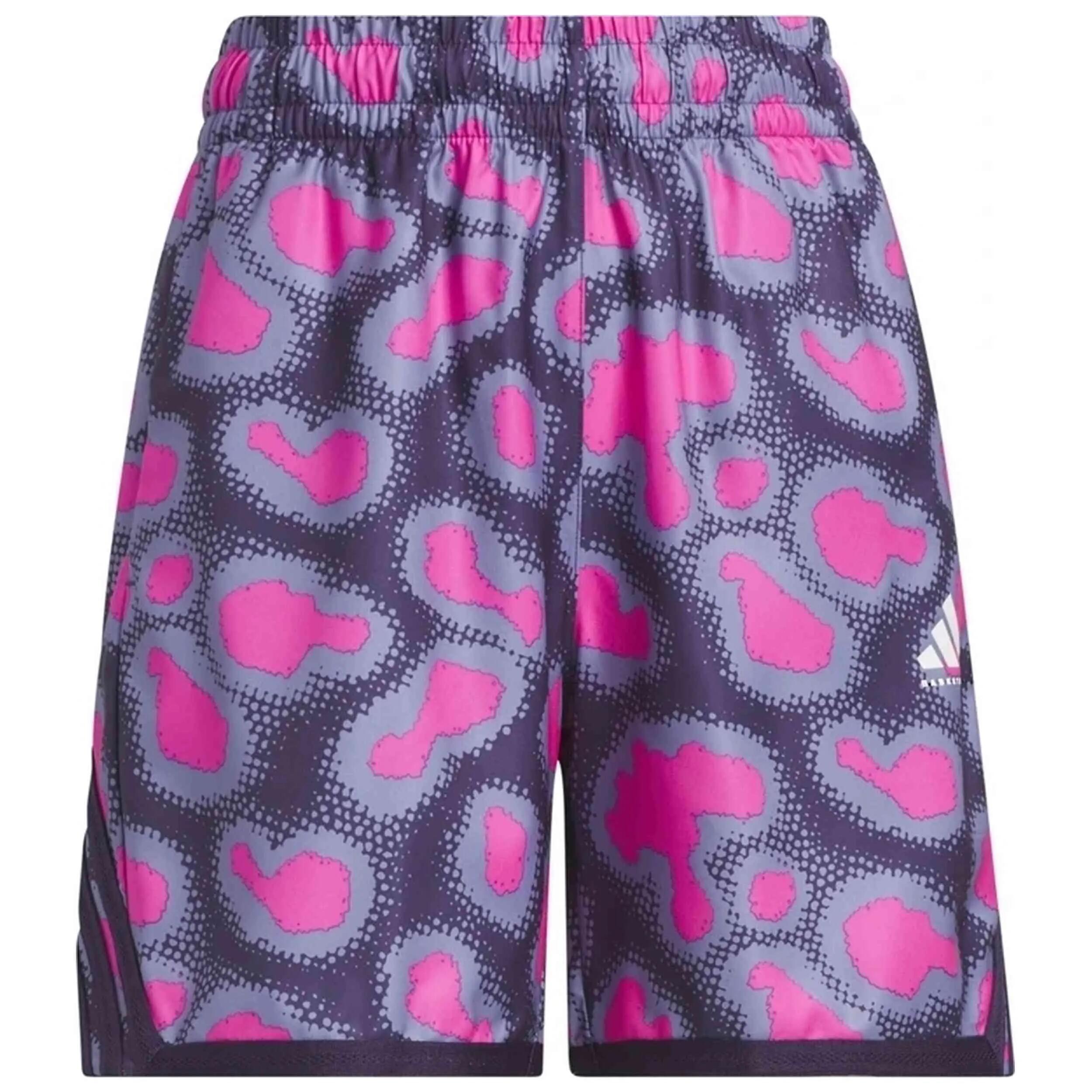 Pantaloncini Adidas modello Basket Crazylite Geode Camo AOP "Shock Pin per donne 2/5