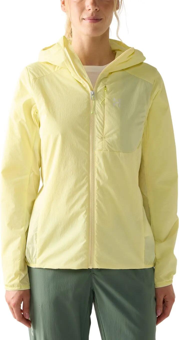 Haglöfs L.I.M Mimic Barrier Hood Jacket Yellow Women 1/7