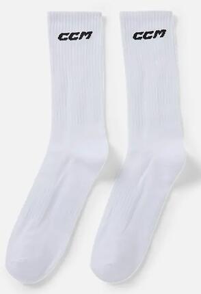 CCM Team Socks 3-Pack blanc sous-vêtement enfants