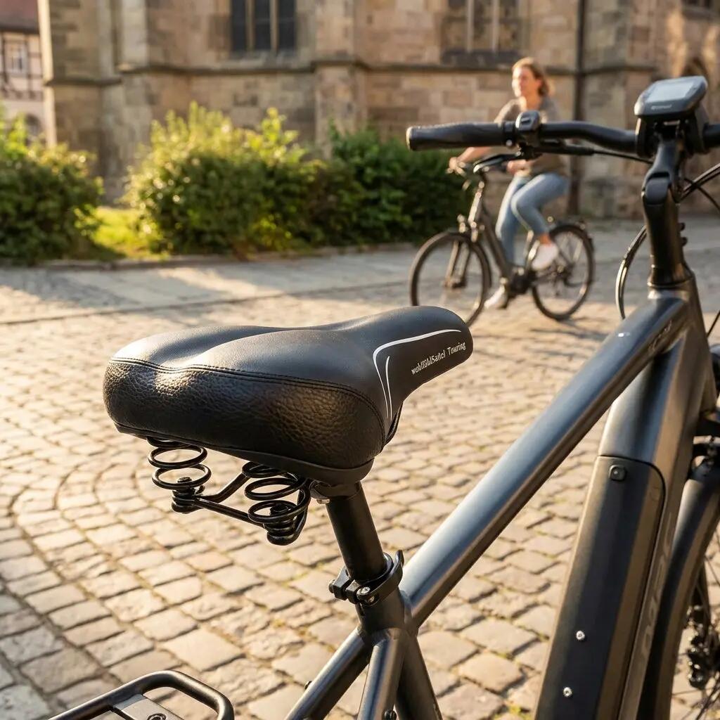 P&P Bequemsattel Touring Feder 578 noir, uni, 265 x 230 mm 2/3