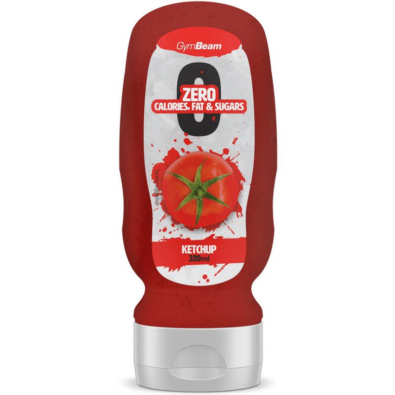 Ketchup bez kalorii GymBeam 320 ml