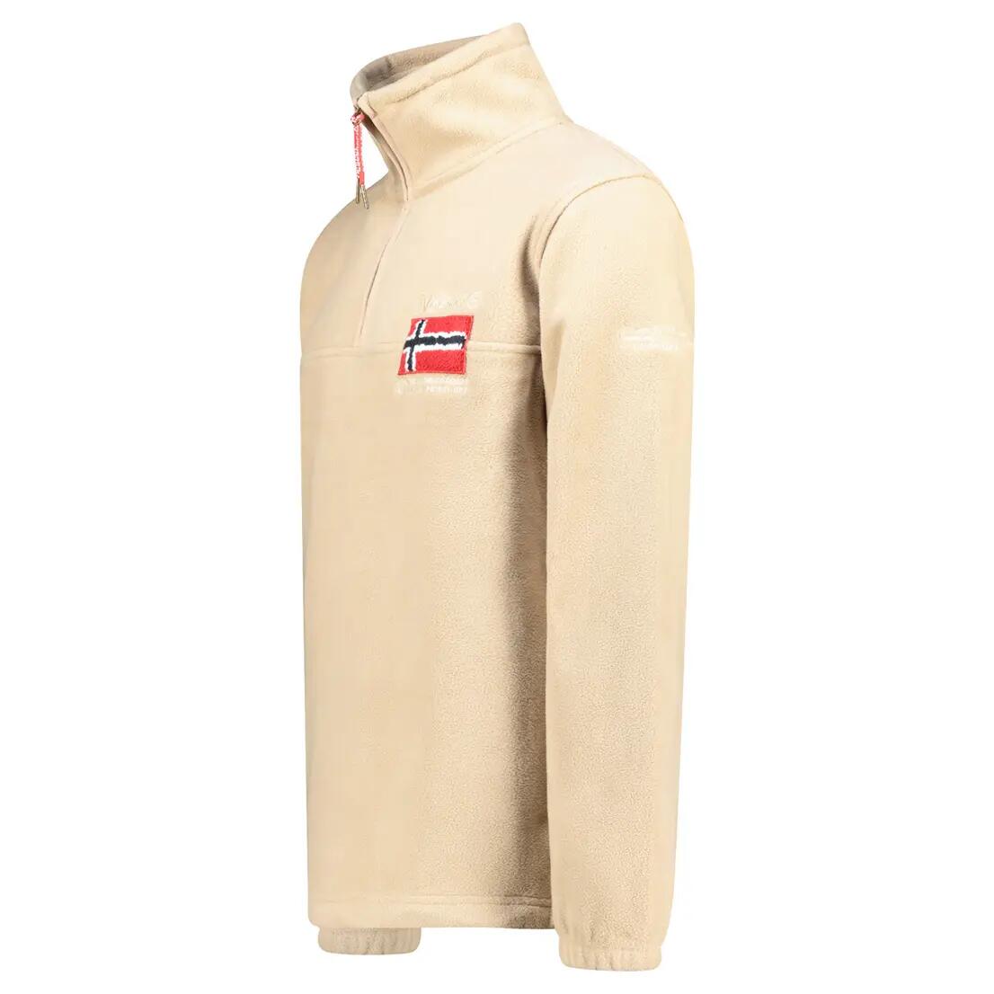 Fleece - Trekking de montanha - Masculino - Geographical Norway - Bege 6/6