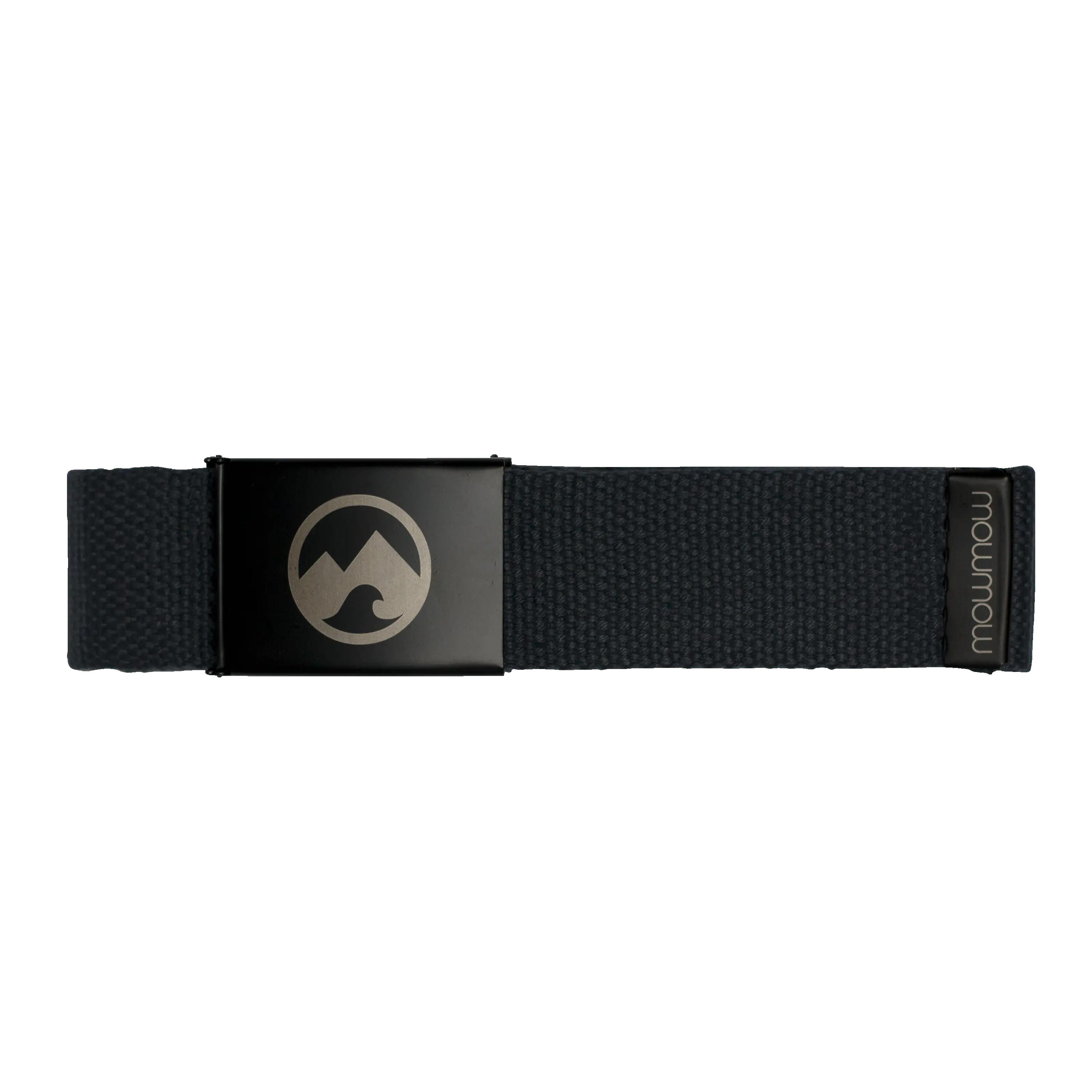 Ceinture unisexe Canvas - Atlas (Noir) 2/3