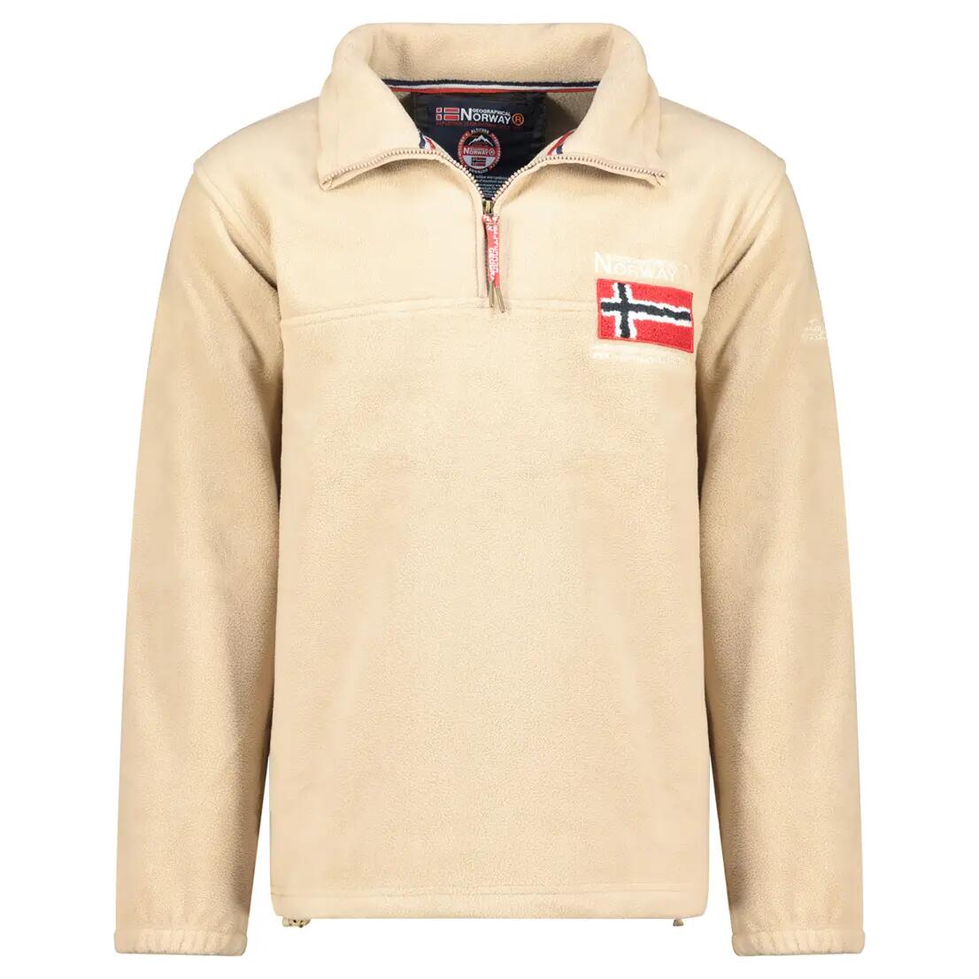 Fleece - Trekking de montanha - Masculino - Geographical Norway - Bege 2/6