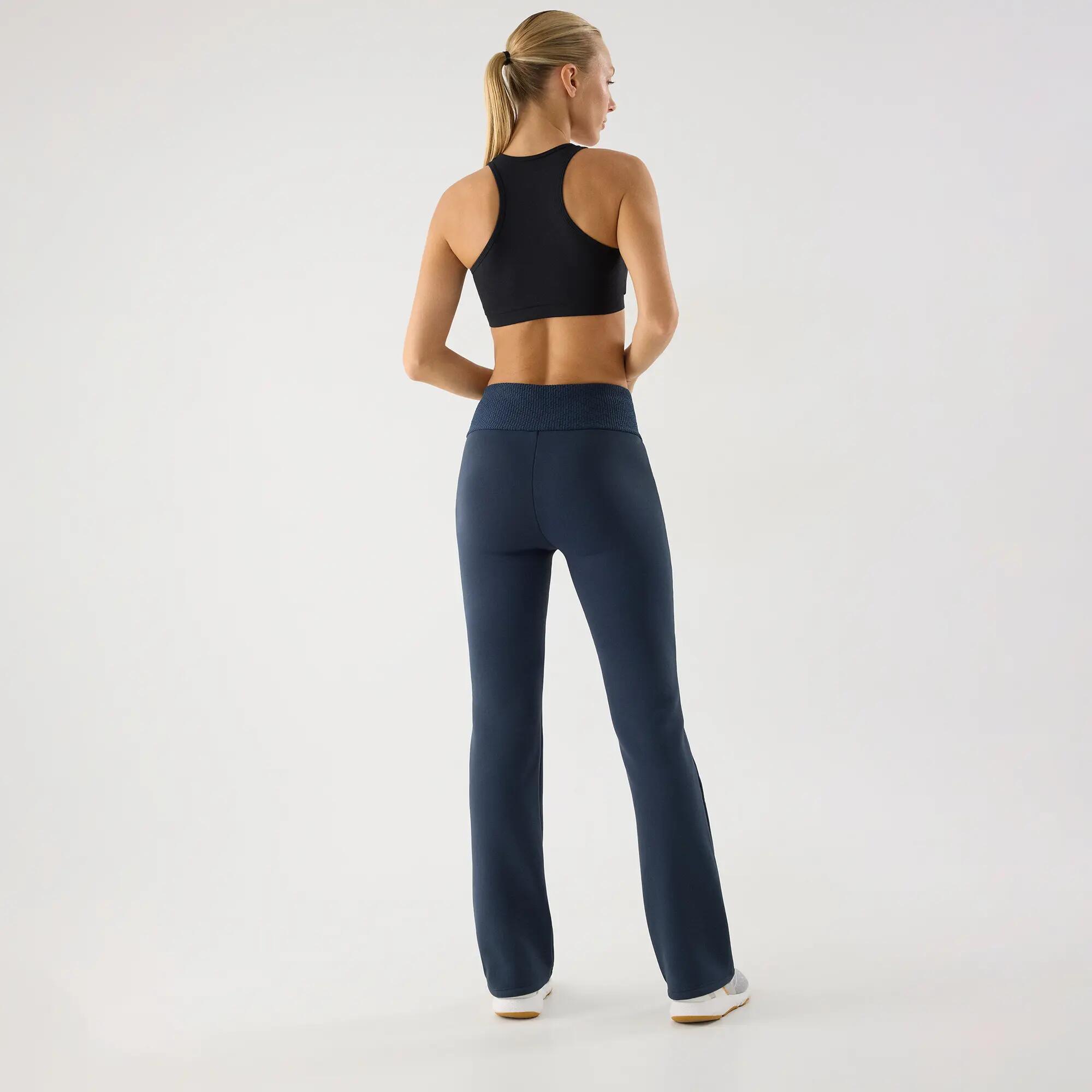 ULTRA TÉRMICO Leggings deportivos afelpado polar acampanados azul marino 2/5